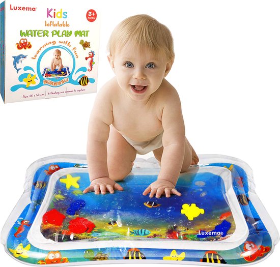 Luxema Waterspeelmat - Baby Speelgoed - Speelmat - Babygym - Baby Speelgoed 0 jaar - Speelkleed - Babyshower - Kraamcadeau van Luxe