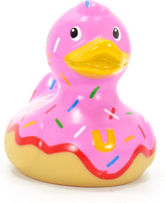 Luxury mini DONUT Duck van Bud Duck: Mooiste Design badeend ter Wereld van Lux
