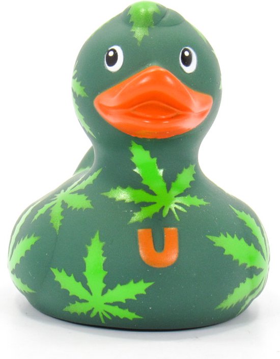 Luxury mini HEMP Duck van Bud Duck: Mooiste Design badeend ter Wereld van Bud Duck