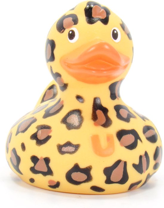 Luxury mini LEOPARD Duck van Bud Duck: Mooiste Design badeend ter Wereld van Bud Duck