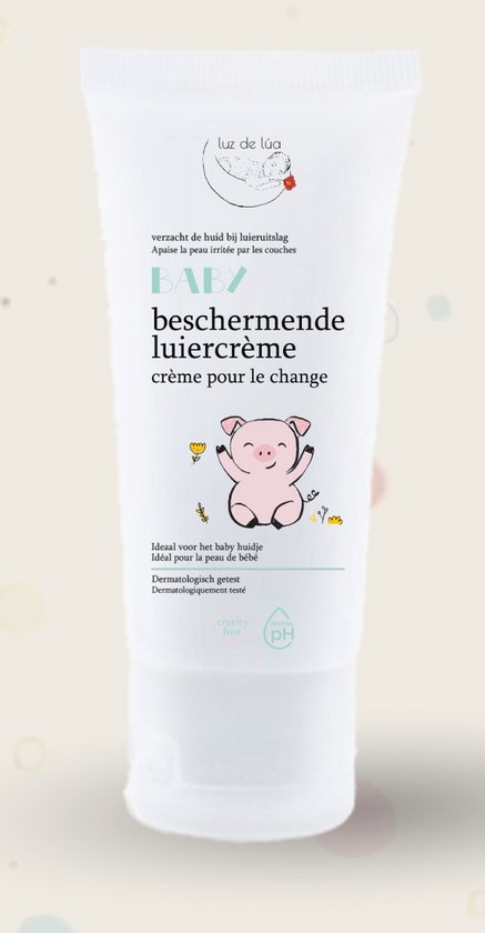 Luz de Lúa - Luierzalf baby 4x 100ML Luiercrème – Zachte Bescherming voor de Gevoelige Babyhuid van Luz de Lúa