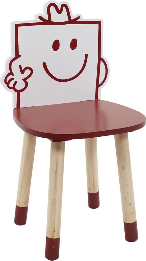 Madame Monsieur - Kinderstoel Monsieur Costaud - rood van MaDaMe