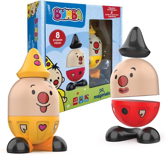Magimals Bumba set -Interactieve & Magnetische Bumba Set om aan elkaar te koppelen (6 stuks). Leuk en creatief badspeelgoed voor je kind - Veilig en knijpbaar van Magimals