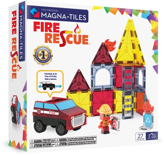 Magna-Tiles - Fire Rescue 27 Stuks Set