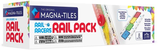 Magna-Tiles - Rail Racers Rail Pack 8 Stuks