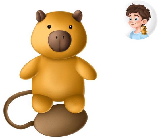 Magnes maskotka Gifty Capybara van Merkloos