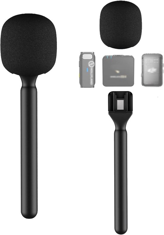magnetische houder voor DJI Mic Mini, 1/2, Rode Wireless GO II, Micro, Insta360 Air Handle, Rig, Interview Lavalier Draadloze Microfoon Adapter Synco G1