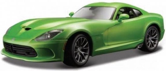 Maisto Auto Dodge Viper Srt Gtr 2013 Die-cast 1:18 Groen van Maisto