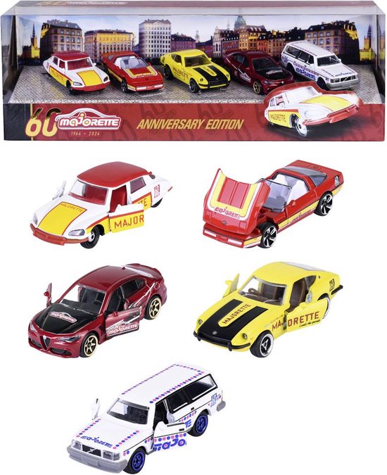 Majorette Auto Anniversary Edition 5 stuks Kant-en-klaar model Personenauto (model) van Majorette