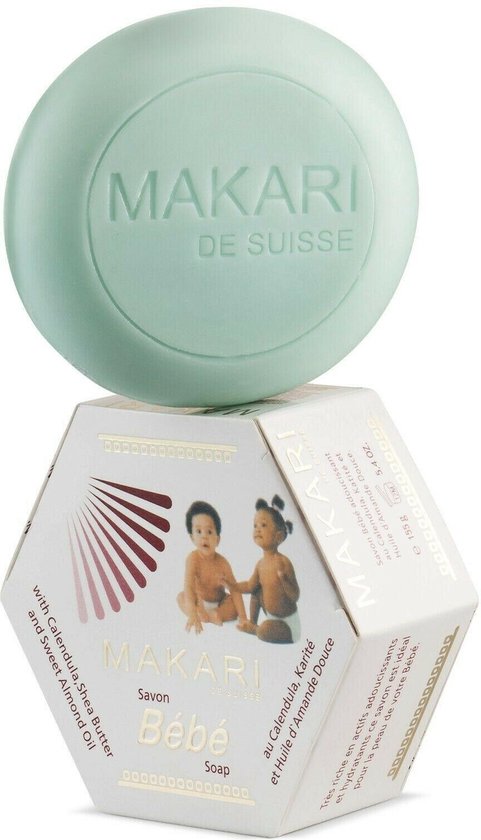 MAKARI Savon - Milde babyzeep - Voedend - Verzachtend - Hydraterend - 155 ml van Makari