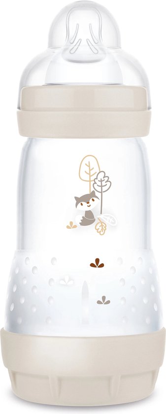 MAM Babyfles Easy Start Anti-Colic grijs 260 ml, 1 st van MAM