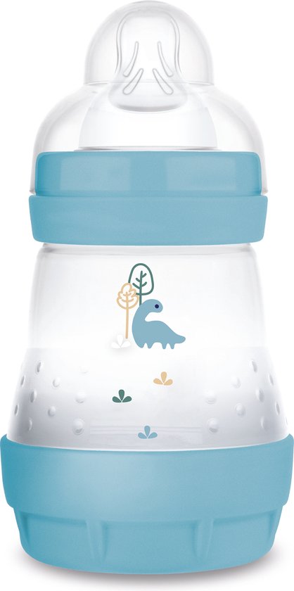 MAM Babyfles Easy Start Anti-Colic Matt Blauw 0+ mnd - 160 ml
