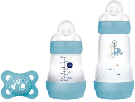 Mam Easy Start Anti-Colic Starter Set S blauw van MAM