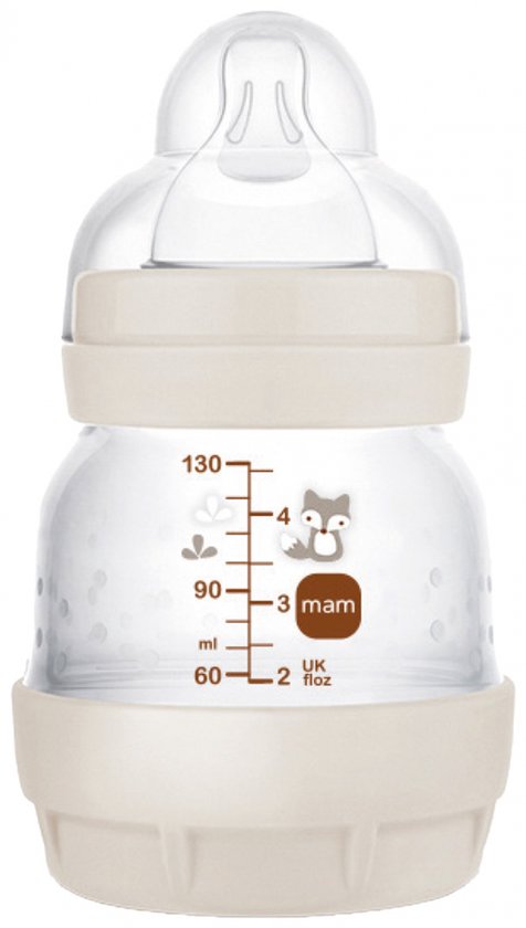 MAM Easy Start Zuigfles 130 ml 0 Maanden Doorstroom 0 (Modellen : Zand)