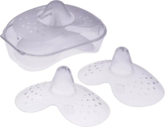 MAM - Tepelhoedjes - Skinsoft-Siliconen - Zachte Pasvorm - Maat M - 2 stuks van Merkloos
