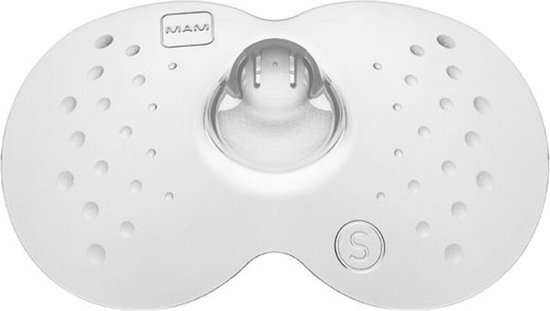 MAM - Tepelhoedjes - Skinsoft-Siliconen - Zachte Pasvorm - Maat S - 2 stuks van Merkloos