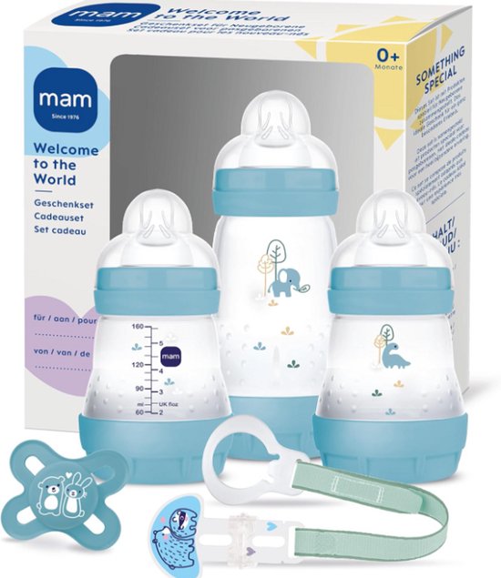 Mam Welcome To The World Pure Set Blue 5 Prod. van MAM