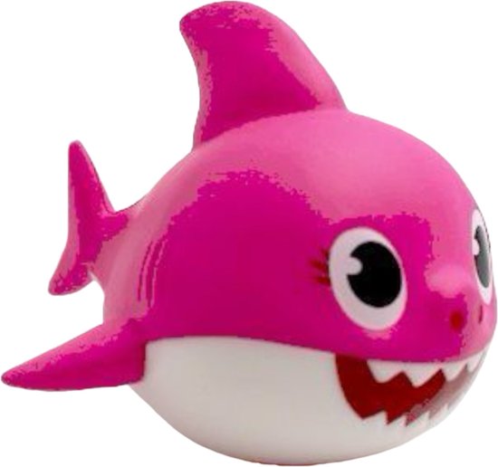Mama shark - roze moeder van Baby Shark - Speelfiguurtje / Badspeeltje - 7 cm - kunststof - Comansi van MAM