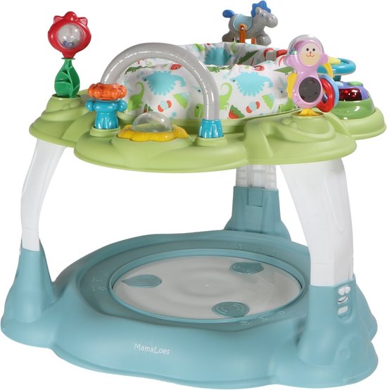 MamaLoes Activity Center - Jolly - Green - Activiteiten Tafel - Activiteitenbord - Baby Bouncer - Baby Jumper van Merkloos