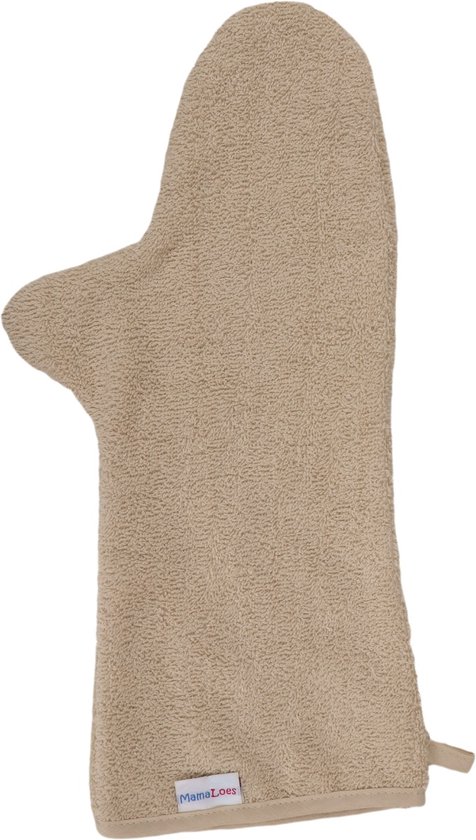 MamaLoes Badstof Zand Lange Baby Washand van Merkloos