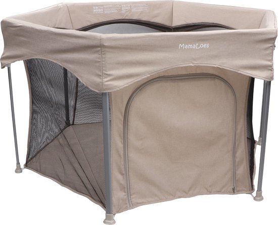 Mamaloes Boris Beige 6-Hoekige Inklapbare Baby Box ML040608