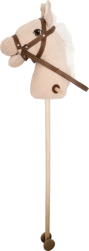 Mamaloes Bouclé Off-White Stokpaard van Little Dutch