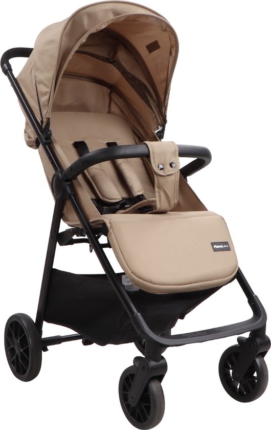 MamaLoes Cato Beige Shopper Wandelwagen