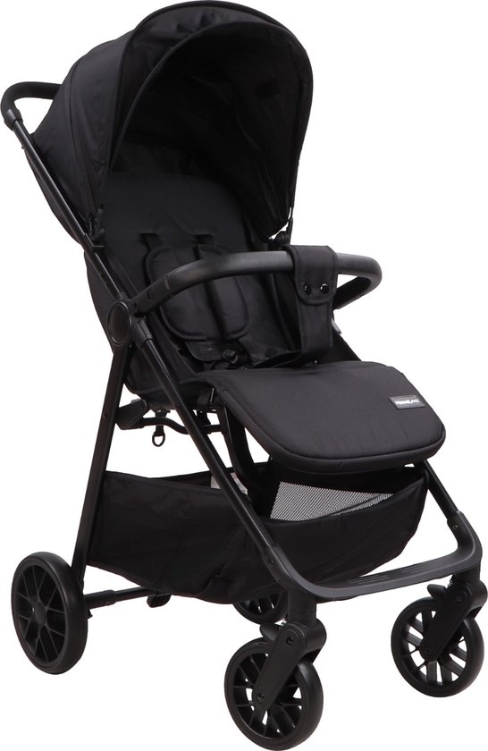 MamaLoes Cato Zwart Shopper Wandelwagen