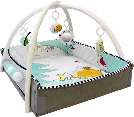 MamaLoes Diertjes 5-in-1 Speelkleed/Ballenbak ML050415 van Mamaloes