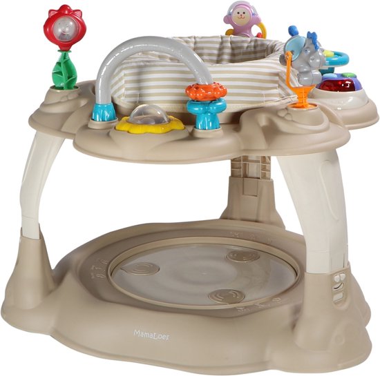MamaLoes Jolly Beige Activity Center van Merkloos