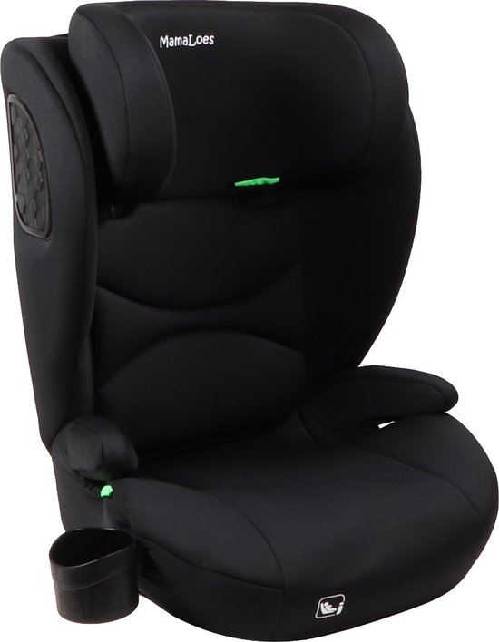 MamaLoes Liv Zwart 100-150 cm i-Size Autostoel van Merkloos