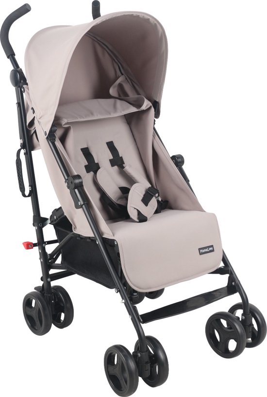 MamaLoes Loek Taupe Multistanden Buggy van Merkloos