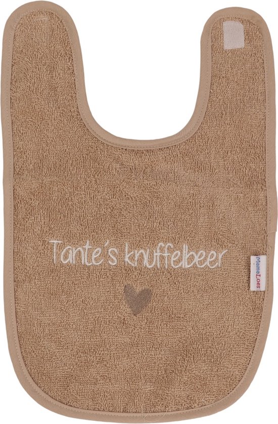 MamaLoes Nougat ''Tante's Knuffelbeer'' Tekst Slab van Merkloos