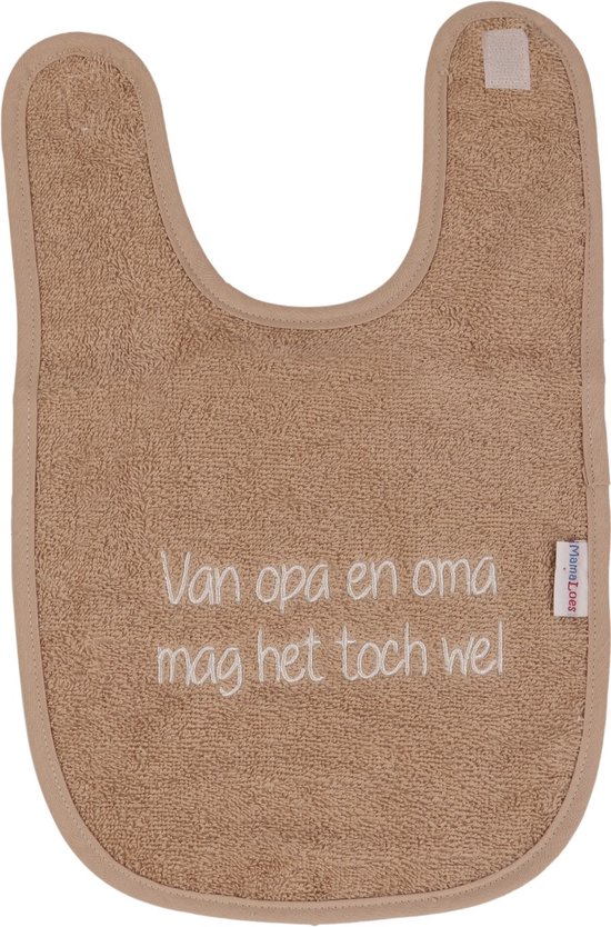MamaLoes Nougat ''Van Opa & Oma Mag Het Toch Wel'' Tekst Slab