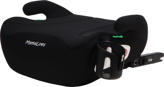 MamaLoes Pip Zwart Isofix 125-150 cm i-Size Booster van Merkloos