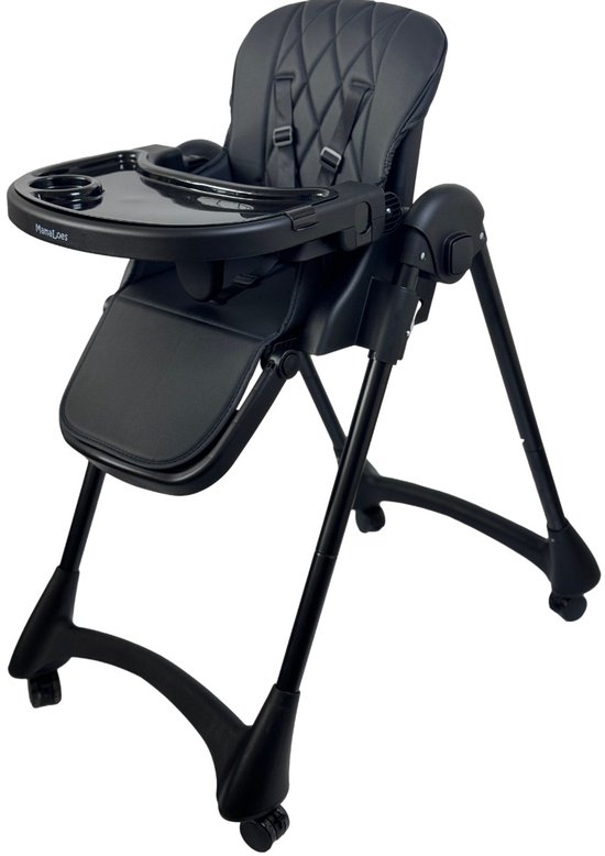 MamaLoes Scott Zwart Kinderstoel van Merkloos