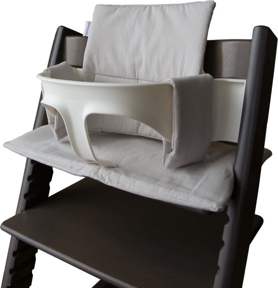MamaLoes Stoelverkleiner TrippTrapp - Geschikt voor Stokke - Meegroei Kinderstoel - Grijs van Merkloos