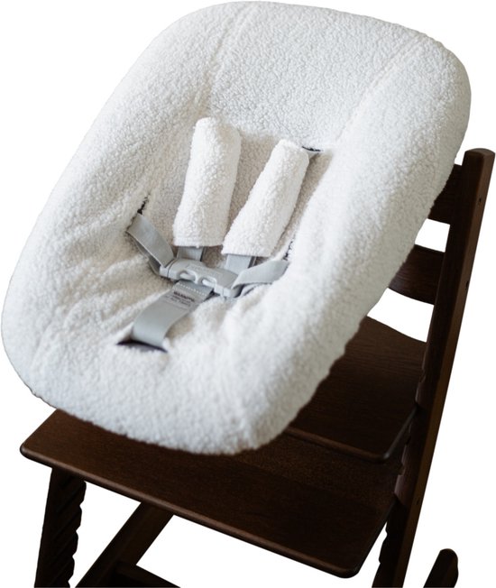 MamaLoes Teddy Bouclé Naturel Newbornhoes van Merkloos