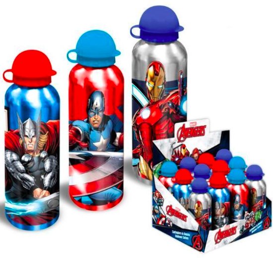 Marvel Avengers aluminium drinkbeker - 500 ml - Assorti - 1 stuk van Marvel