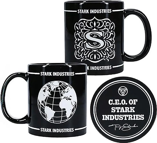 Marvel Stark Industries Mok en Onderzetter Set van Marvel