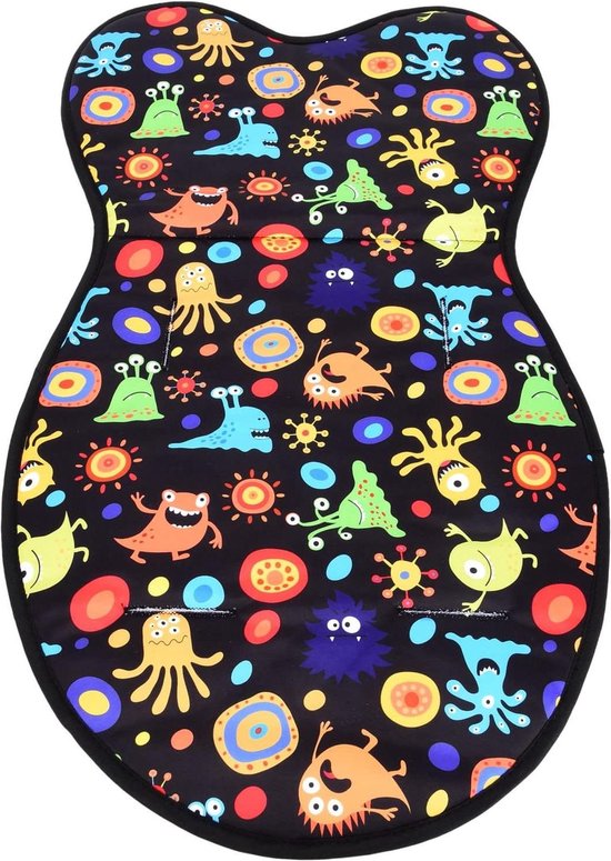 Mat Zacht Ademend Handig Praktisch Comfortabele Spons Kinderstoel Pad voor Kinderwagen voor Auto - Kinderstoel Verkleiner【Klein monster】 van Merkloos