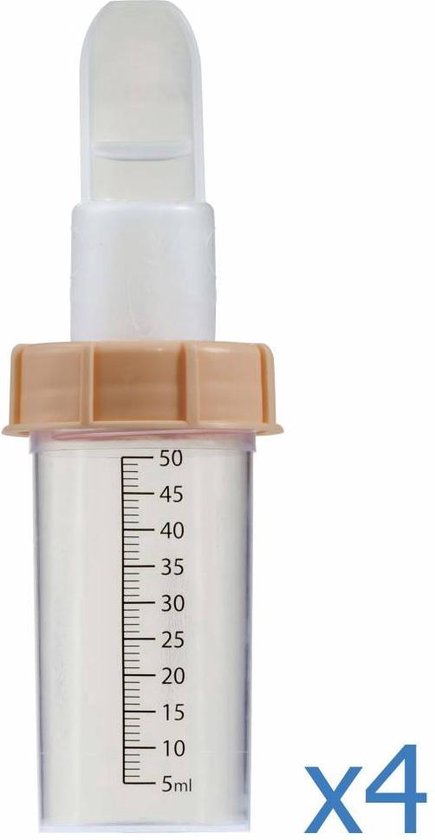 Materni Cupfeeding 4x Flowcup voor het toedienen van moedermelk bij pasgeborenen met zuigproblemen van Merkloos
