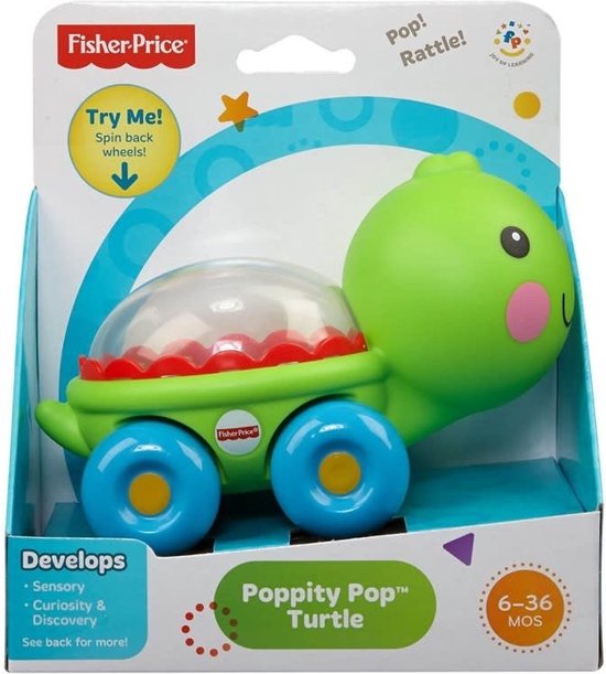 Mattel Fisher Price Poppity Pop Dieren - Schildpad van Mattel