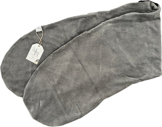 Mauties Mama - Voedingskussenhoes - Rib antraciet van Mauties Mama