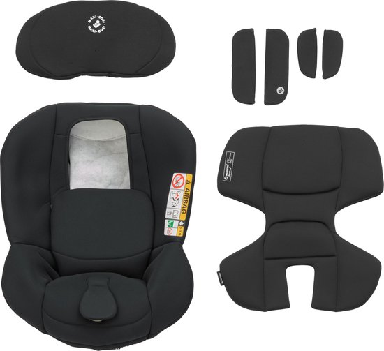 Maxi-Cosi Bekledingset voor de Pearl Pro2, Pebble Pro, Pebble Plus Autostoelen (Authentic Black) van Maxi-Cosi