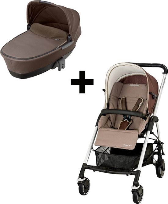 Maxi Cosi Combi Kinderwagen Streety Plus Pack Walnut Brown van Maxi-Cosi