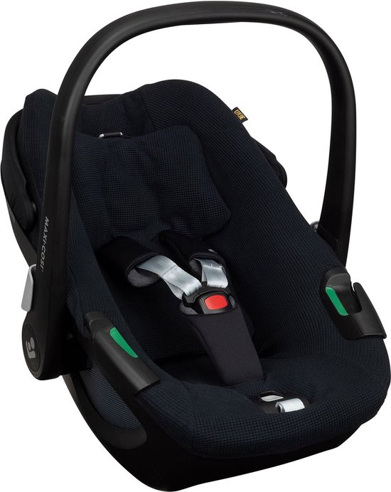 Maxi Cosi hoes Pebble Cabriofix Citi - Autostoelhoes Groep 0 - Zacht Katoen - Met Waterdichte Voering ter Bescherming van je Autostoel - Perfecte Pasvorm - Combineer met de Bijpassende Ukje Zonnekap Voetenzak en Gordelbeschermer - Beige van Maxi-Cosi