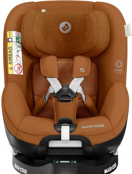 Maxi-Cosi Mica Pro Eco i-Size Autostoeltje - 360° draaibaar - Gerecyclede stoffen - Authentic Cognac - Vanaf de geboorte tot ca. 4 jaar van Maxi-Cosi