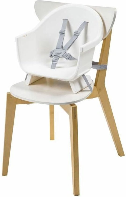 Maxi-Cosi Moa 4-in-1 Meegroeikinderstoel - 6 maanden-7 jaar(0-25 kg) - Beyond White -Peuterkrukje en een Klein Bureau met Stoeltje van Maxi-Cosi