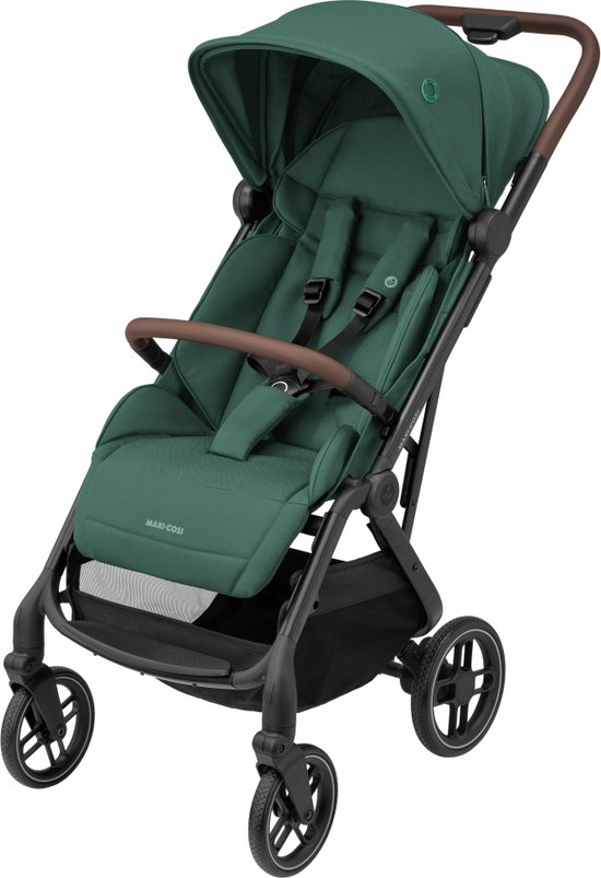 Maxi-Cosi Soho Ultracompacte kinderwagen - vanaf de geboorte tot ca. 4 jaar (0 - 22 kg) - Essential Green van Maxi-Cosi